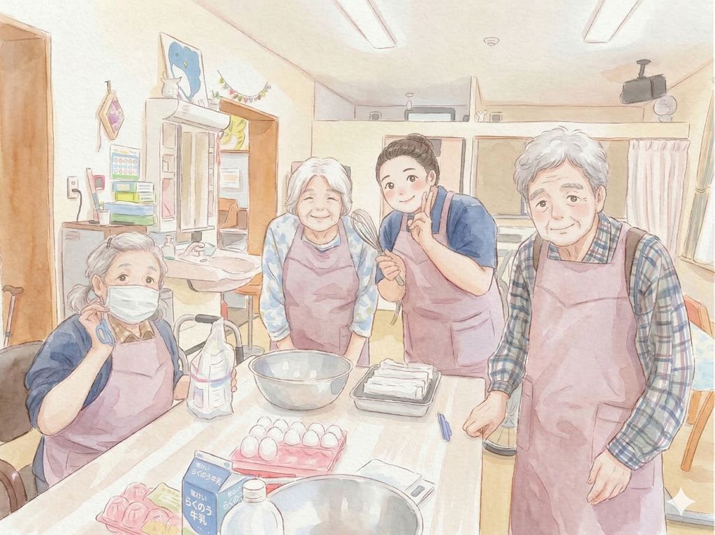 通所介護あおい　お菓子作り