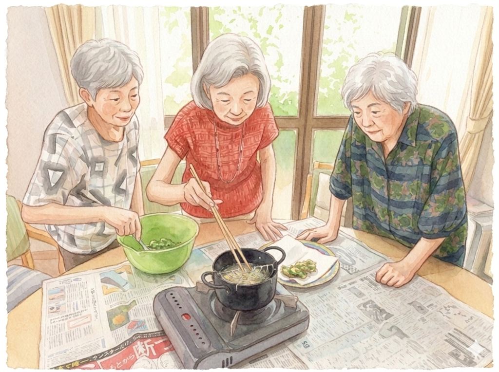 なづな　料理作り