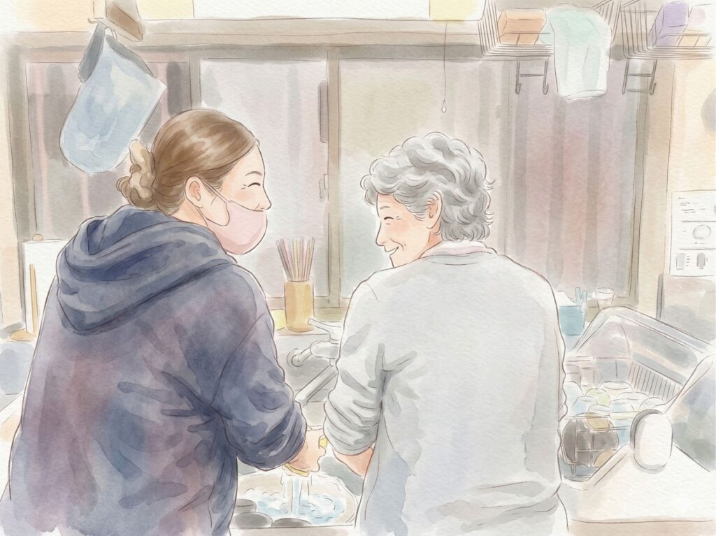 まんま　後片付け