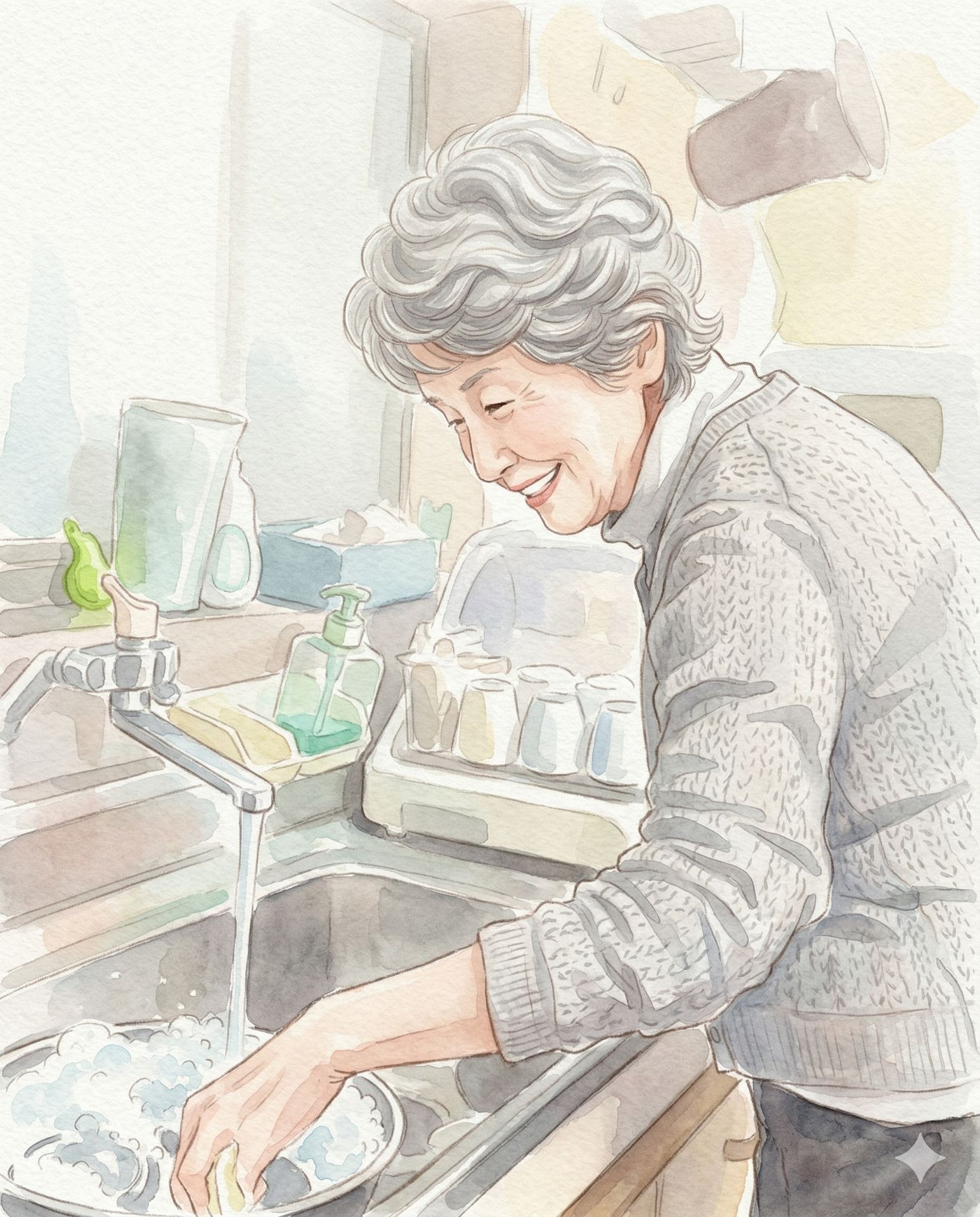 まんま　後片付け