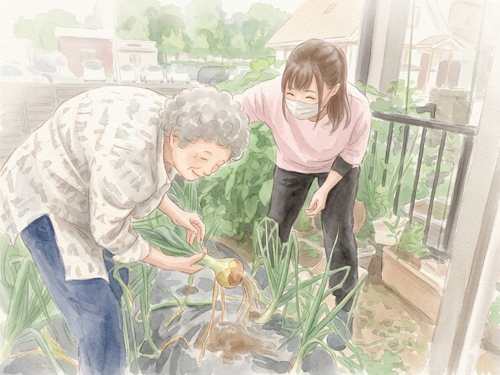 なづな　園芸職員と共に