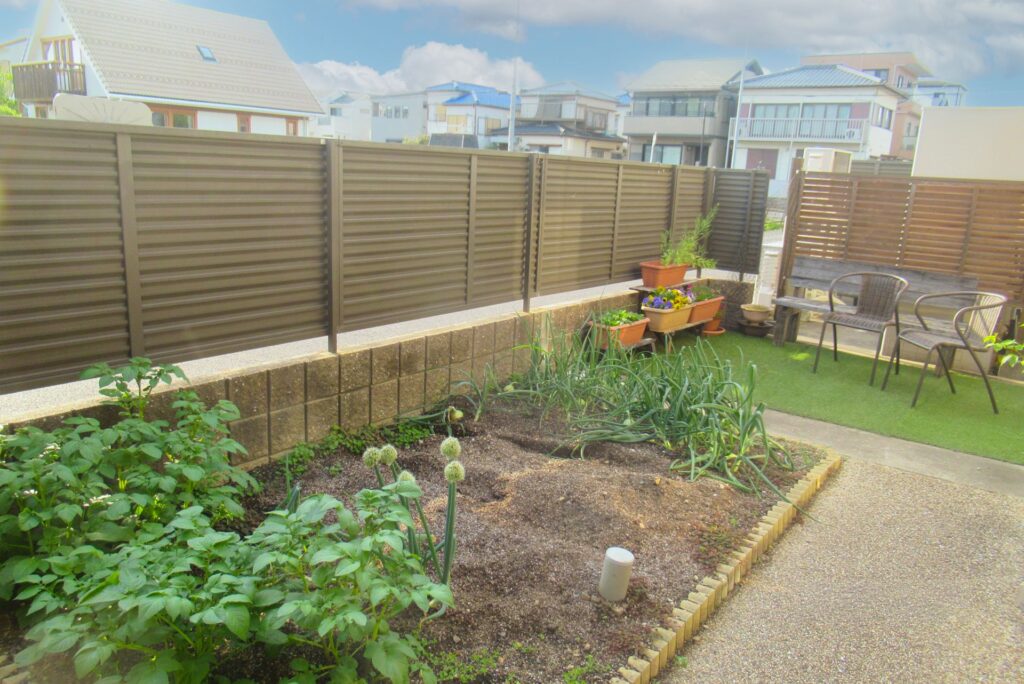 通所介護あおい　中庭